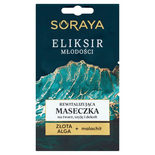 SORAYA Elixír masky mladosti na tvár, krk a dekolt Zlatá riasa+ 10 ml