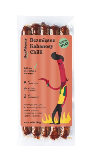 Bezmäsité mäso Vegánske čili párky 160 g