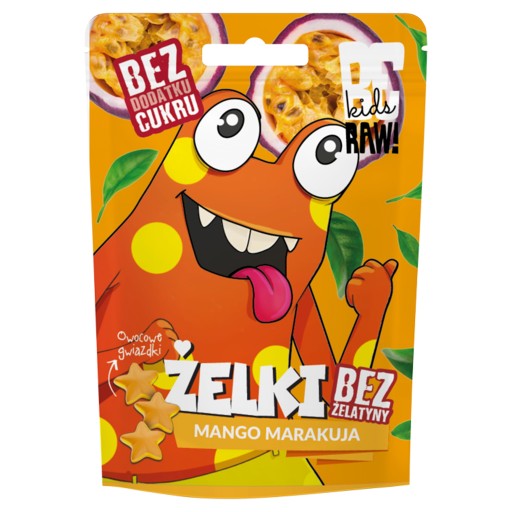 BeRAW! Mangové marakujové želé bez cukru 35 g