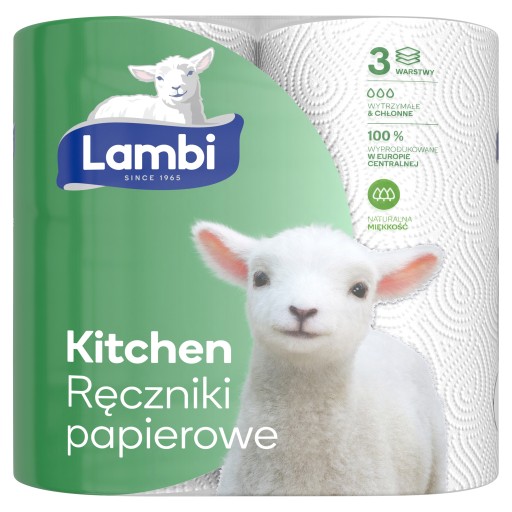 LAMBI Kitchen P.2 trojvrstvové papierové utierky