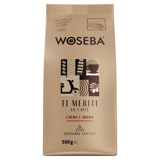 Woseba Ti Meriti Crema e Aroma mletá káva 500g sv