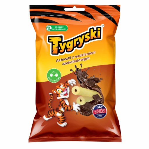 Kukuričné lupienky Tigers čokoláda 70g x 3