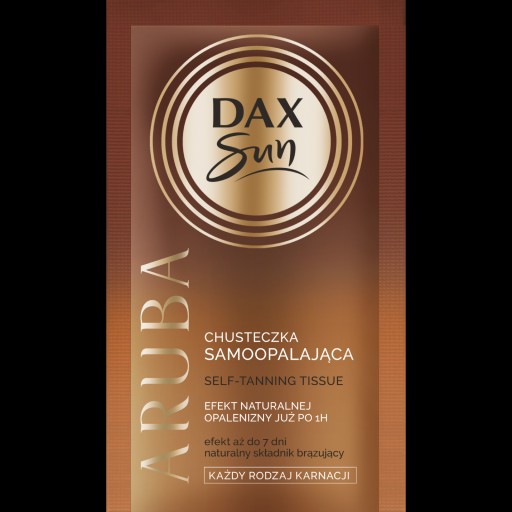 Dax Sun Aruba Samoopaľovacie obrúsky 6g