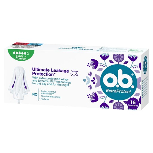 O.B. Tampóny Extra Protect Super Plus 16 ks.