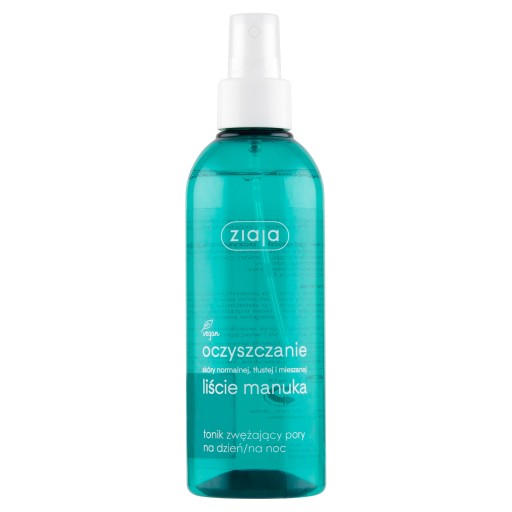 Pleťové tonikum Ziaja Manuka Leaves zužuje póry