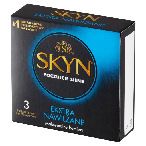 SKYN Nelatexové kondómy extra lubrikované 3