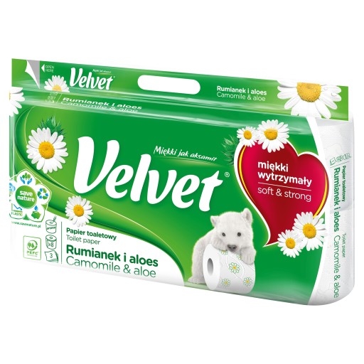 Celulózový toaletný papier, 3-vrstvový, 8 ks