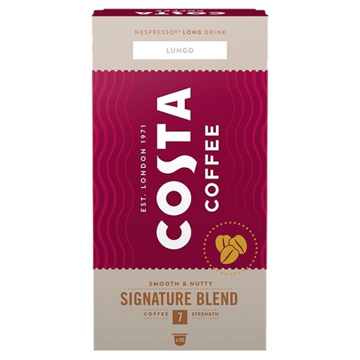 Kapsule pre Nespresso Costa Lungo Signature 10 ks