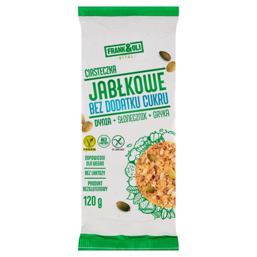 Tekvicové a slnečnicové jablkové sušienky od Frank&Oli