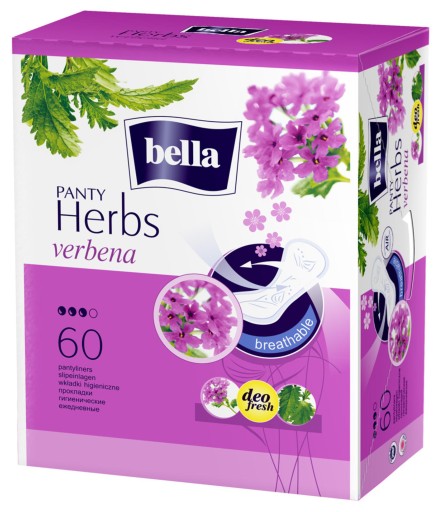 Bella Herbs Werbena hygienické vložky 60 ks