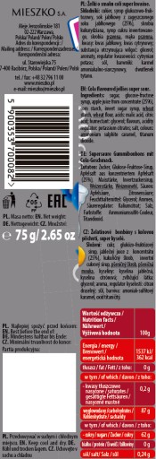 ZOZOLE HELLO GEL COLA MIEROM KYSELÉ PRUHY 75g