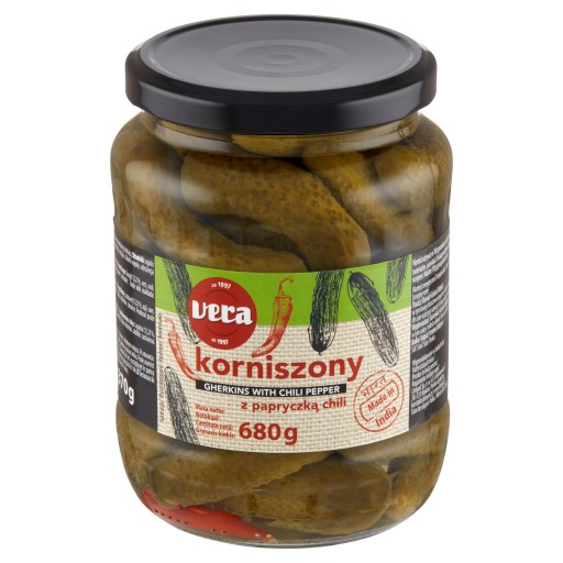 Uhorky Uhorky s čili papričkou 680 g