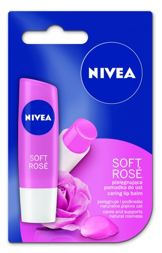 Ochranný rúž NIVEA Soft Rose