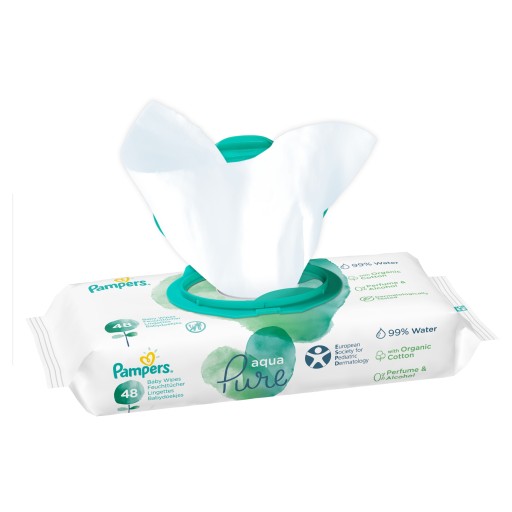 Vlhčené obrúsky Pampers Aqua Pure
