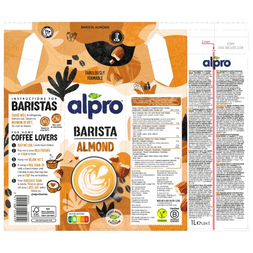 ALPRO BARISTA MANDĽOVÝ rastlinný nápoj Mandľový bezlaktózový - 1L