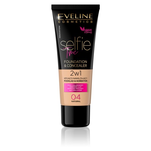 Eveline Cosmetics Selfie Time podkladová báza a korektor No 04 - Natural