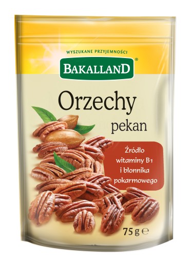 BAKALLAND Oriešky lúpané pekanové orechy 75g