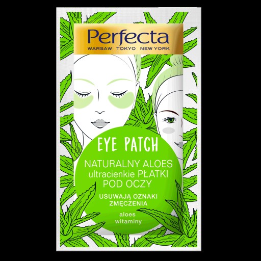 Perfecta Eye Patch Aloe, tenké náplasti na oči