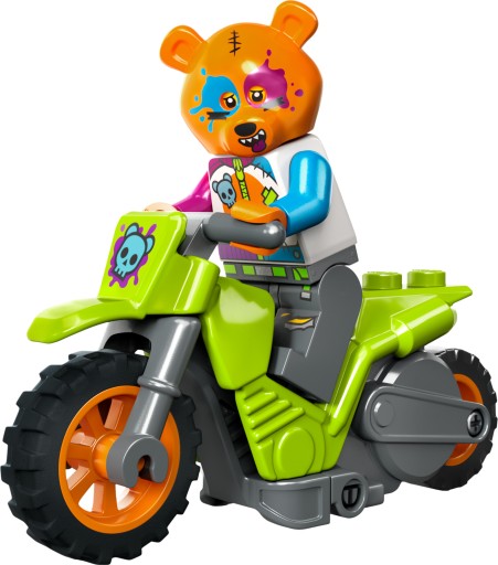 LEGO Bricks City 60356 Kaskadérsky motocykel s medveďom