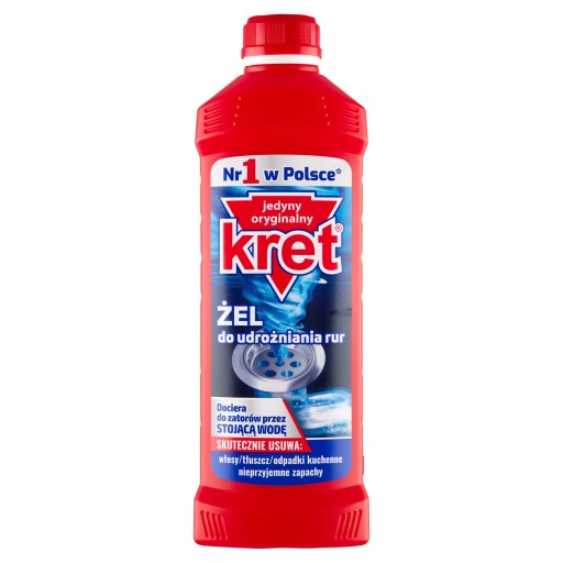 007152 - KRET - gél na odblokovanie potrubia - 500g
