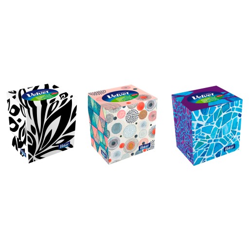 Kozmetické obrúsky VELVET Cube Style