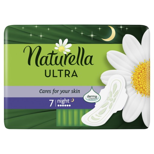 NATURELLA ULTRA NIGHT SANITÁRNE VLOŽKY 7 KS