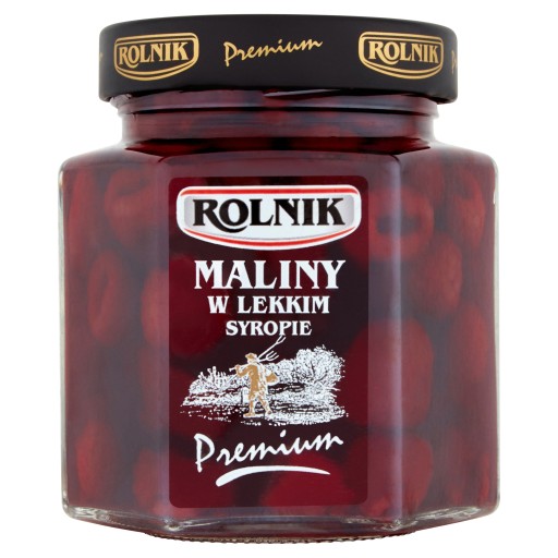 Maliny v light sirupe Rolník 320g