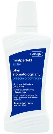 Mintperfekt Activ ústna voda, zubná antikaust
