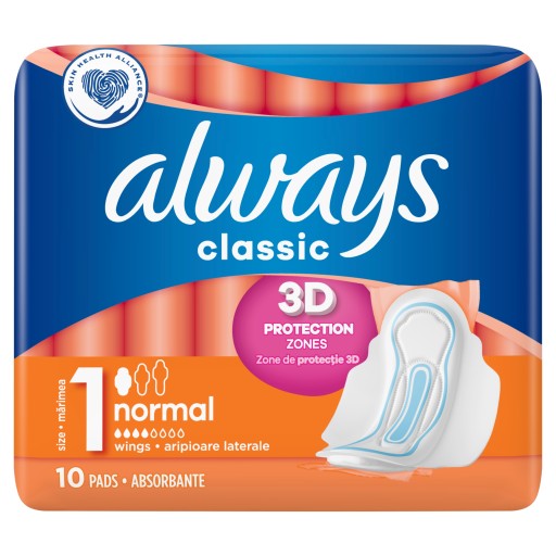 Always Classic normálne hygienické vložky 10 ks
