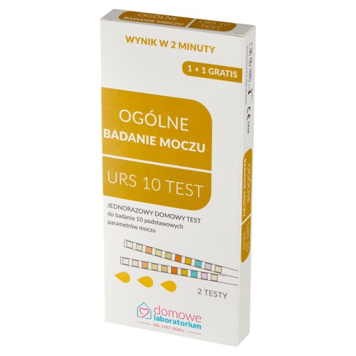 Hydrex Všeobecný test moču URS 10- Home Lab - 2 kusy