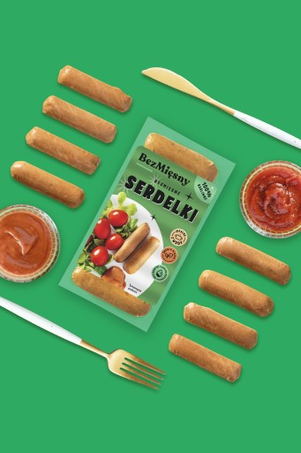 Bezmäsité párky 180 g bezmäsité