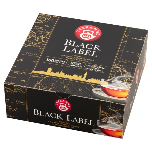 Teekanne Black Label Tea 100 vrecúšok