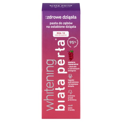 ZUBNÁ PASTA BIELA PERLA ZDRAVÉ ĎASNÁ 75ML
