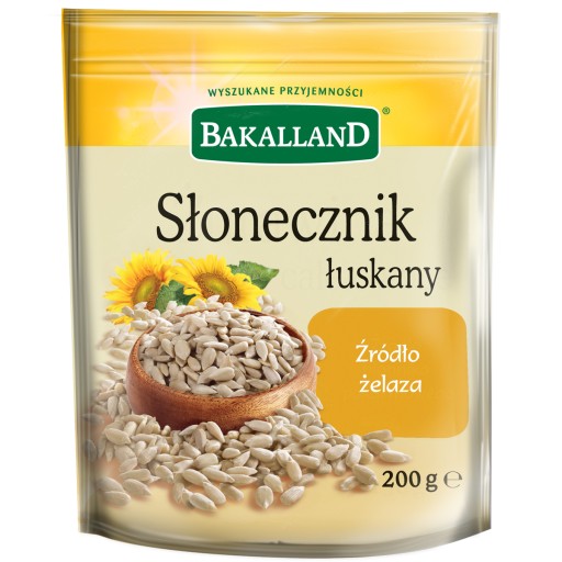 BAKALLAND Slnečnicové semienka lúpané 200 g