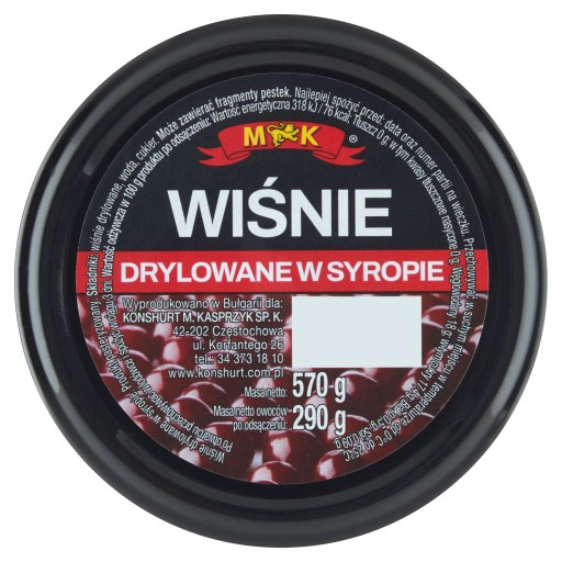 Čerešne v MK sirupe 570 g