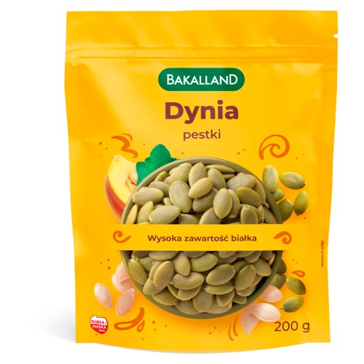 BAKALLAND Tekvicové semienka, lúpané zrná 200 g