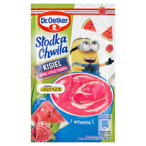 DR OETKER Vodový melón Malinové želé 29g MINIONS