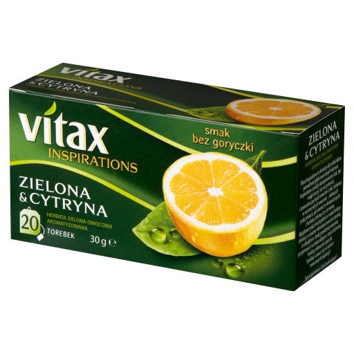 Vitax Inspirations s príchuťou Green Lemon 20 sáčkov