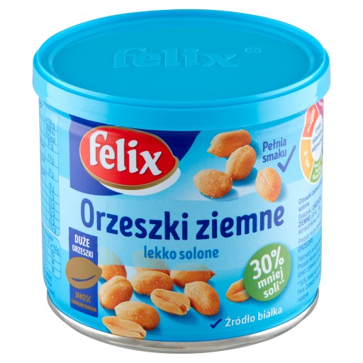 Felix veľké arašidy jemne solené v plechovke 140g