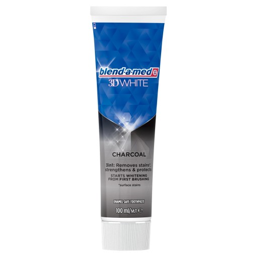 BLEND-A-MED 3D WHITE CHARCOAL 100ml ZUBNÁ PASTA