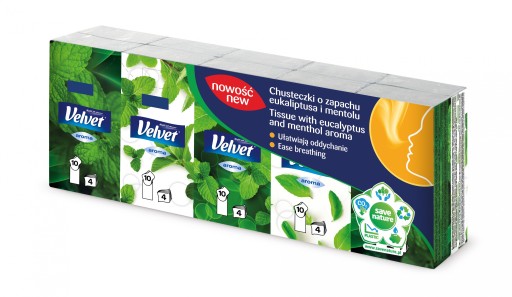 Zamatové 4-vrstvové hygienické obrúsky