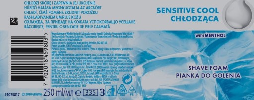 FOAM D/GOL.SER.SENS.COOL 250