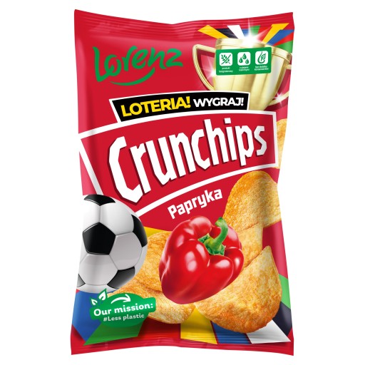 Crunchips Paprikové lupienky 140g