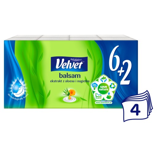 Zamatové vreckovky Aloe balzam + nude