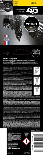 AROMA CESTNÝ PRÍvesok do auta, ČIERNA VÔŇA