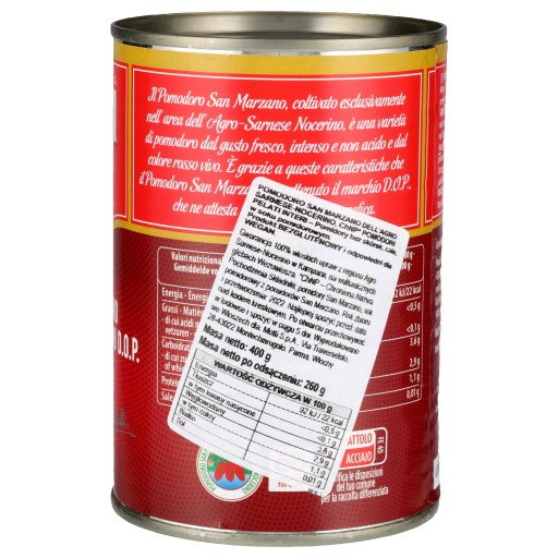 San Marzano Mutti celé paradajky bez šupky 400 g