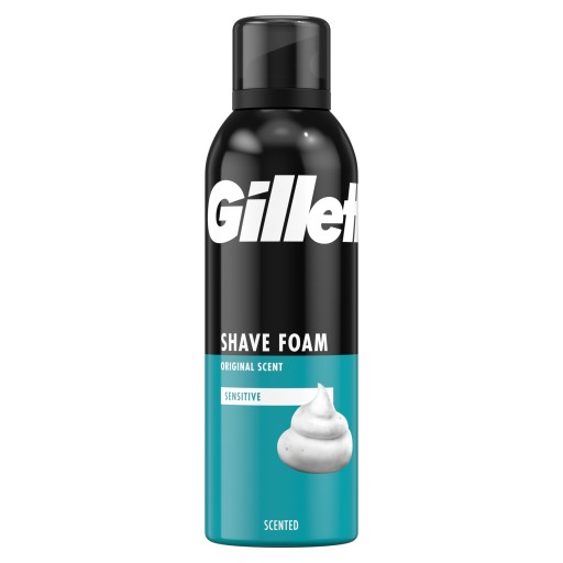 Gillette Classic Pena na holenie pre citlivú pokožku, 200 ml