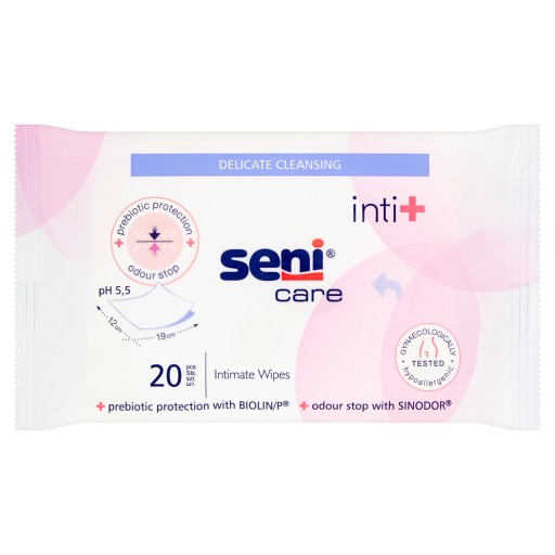 SENI CARE Inti+ obrúsky na intímnu hygienu