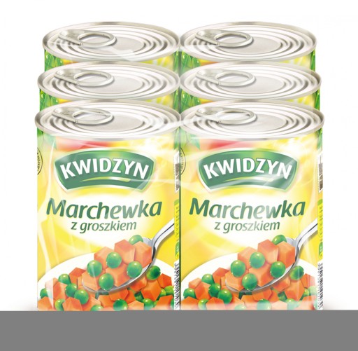 Kwidzyn mrkva s hráškom 400 g