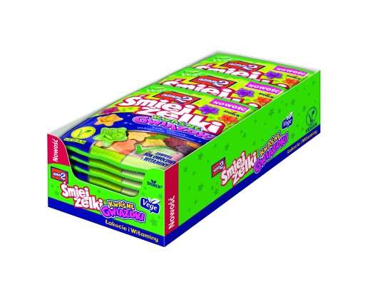 Nimm2 Śmiejżelki Kwaśne Gwiazdki 90G